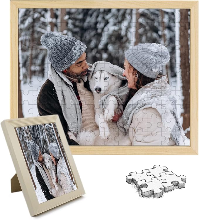 Custom Puzzle Photo Frames Personalized Gifts-Funny Gifts for Couples