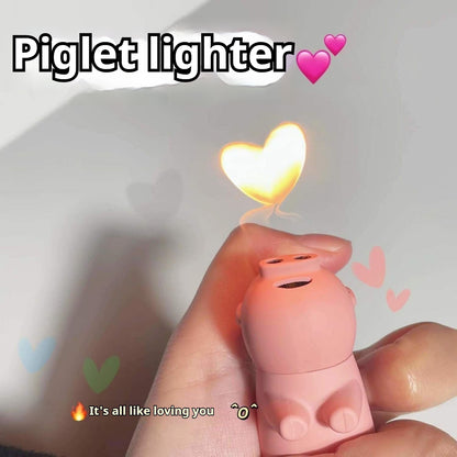 Enppy Gift Piglet Lighter Cute Funny Gift for Boyfriend Valentine's Gift