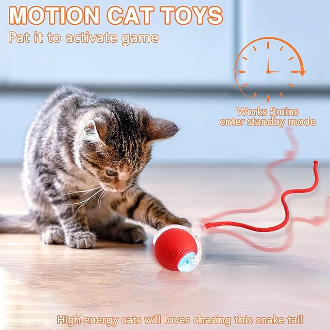 Interactive Ball Gifts For Cats Present For Cat Owners 