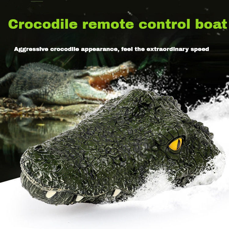 Enppy Gift Crocodile Remote Control Boat Best Gift for Kids