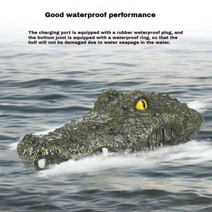 Enppy Gift Crocodile Remote Control Boat Best Gift for Kids