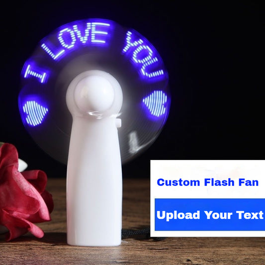 Enppy Gift Custom Flash Fan Personalized Gift Best Gift For Lover and Friends