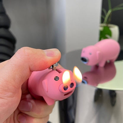 Enppy Gift Piglet Lighter Cute Funny Gift for Boyfriend Valentine's Gift