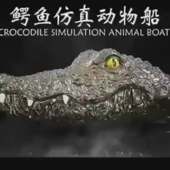 Enppy Gift Crocodile Remote Control Boat Best Gift for Kids